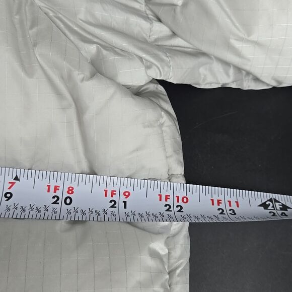 NEW ZARA Puffer Jacket Gray Full-zip Snap Medium - Picture 7 of 12